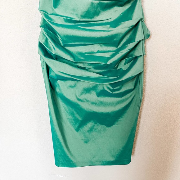 Sangria Sleeveless Midi Dress Green Size 6 - Picture 8 of 13
